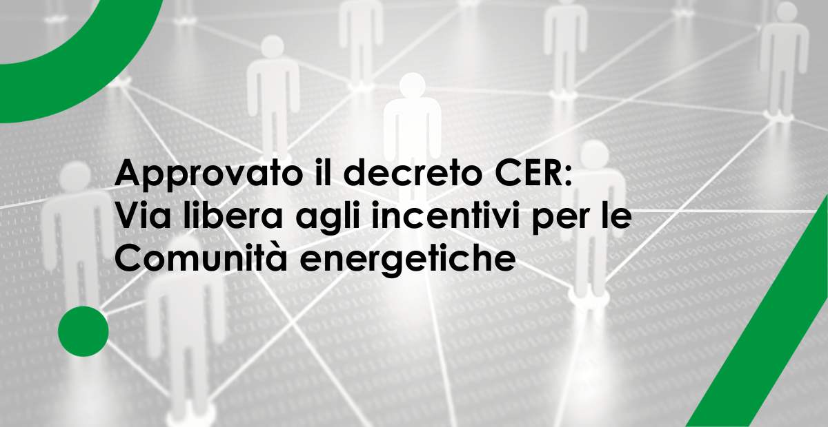 come funzionano gli incentivi per le comunità energetiche