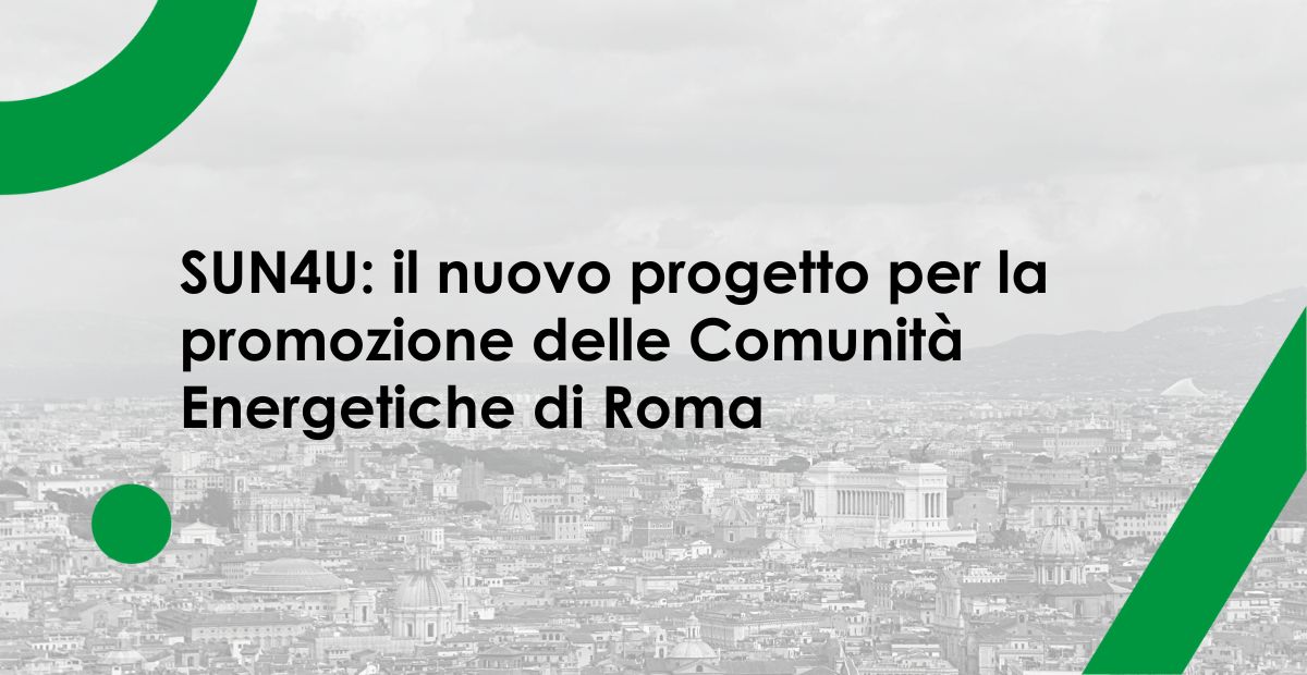 sun4u progetto comunità energetiche di Roma