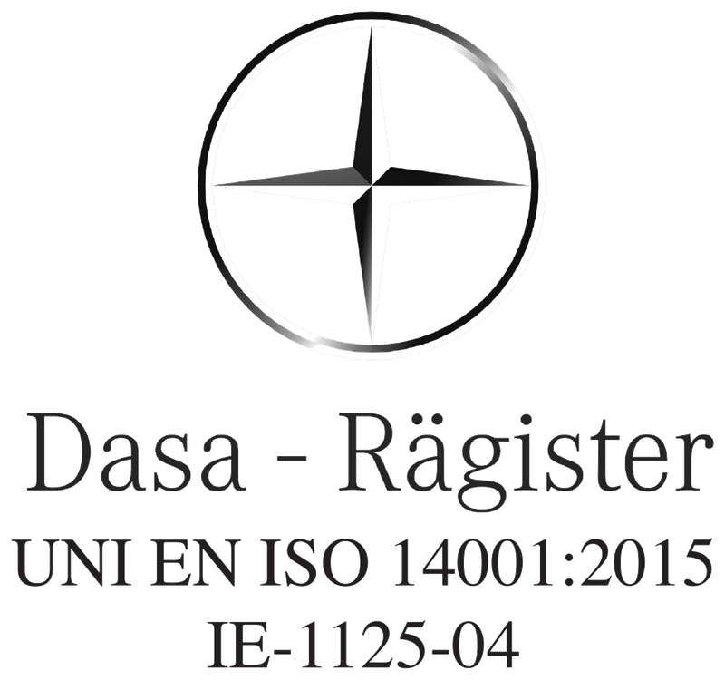 Certificazione UNI EN ISO 14001:2015 Dasa-Rägister