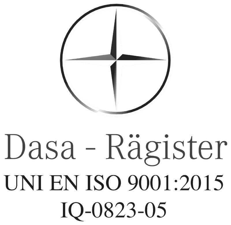 Certificazione UNI EN ISO 9001:2015 Dasa-Rägister