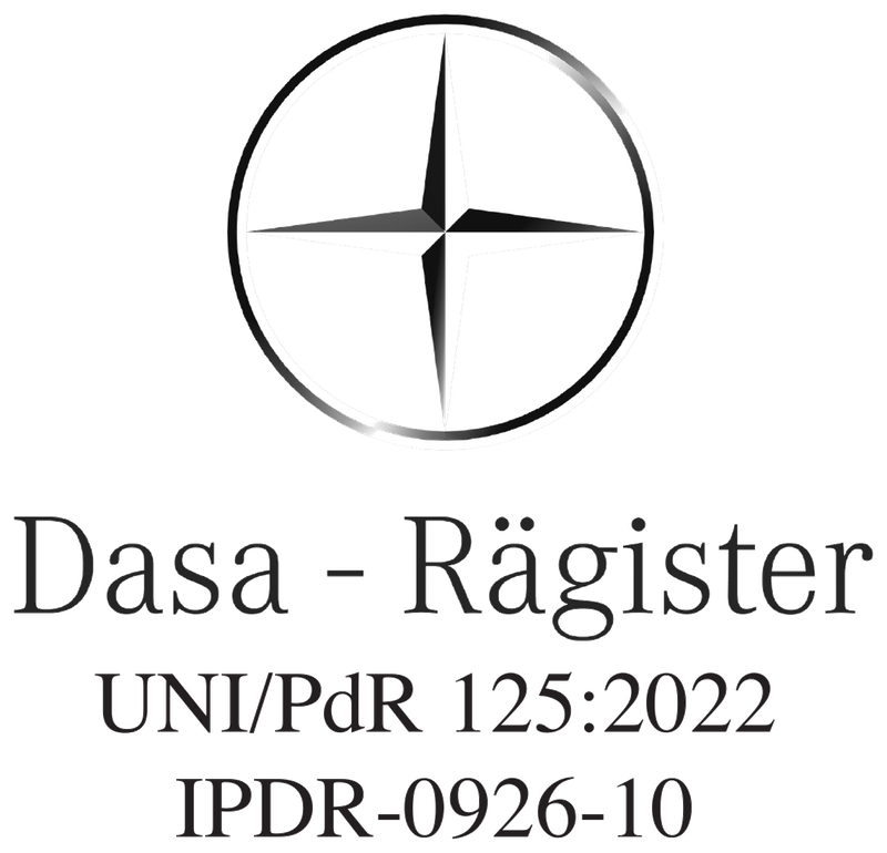 Certificazione UNI/PdR 125:2022 parità di genere Dasa-Rägister